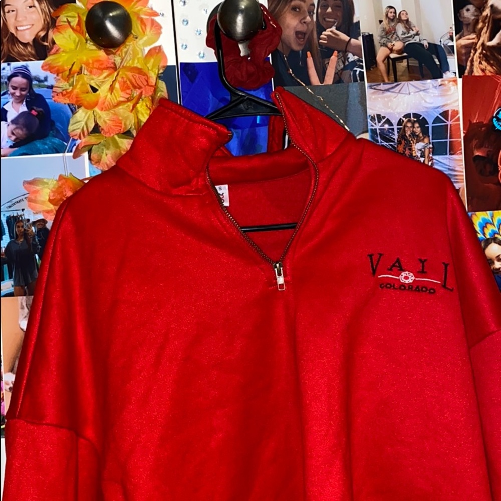 red medium colorado sweater